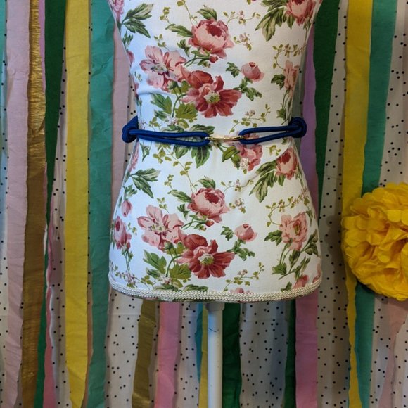 Vintage Braided Belt with Beaded Detail - Picture 5 of 7